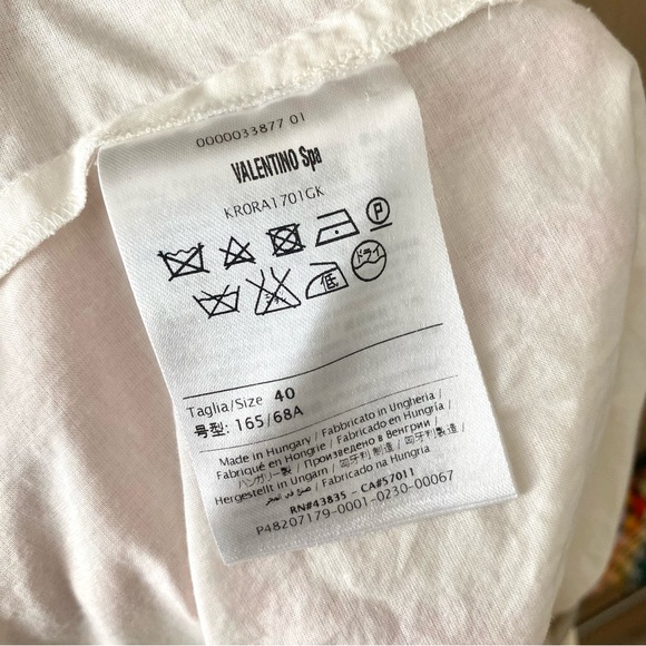 Vintage Valentino tulle lace midi skirt - Picture 7 of 12